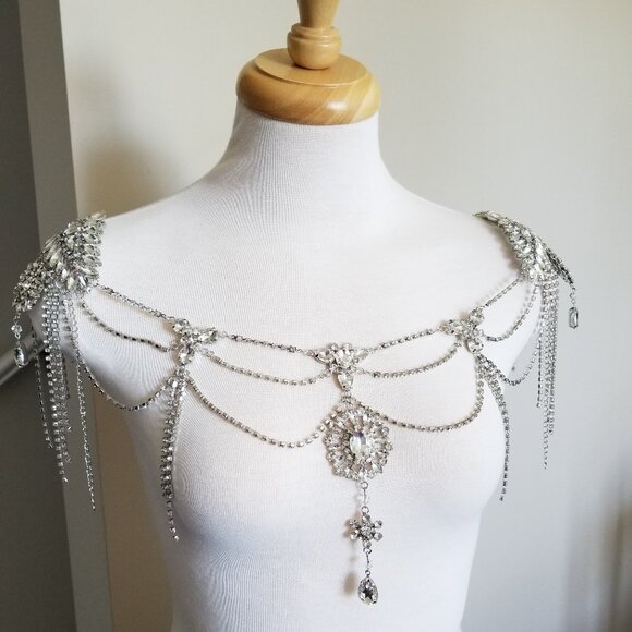 Rhinestone Shoulder Jewelry - New - Picture 6 of 6